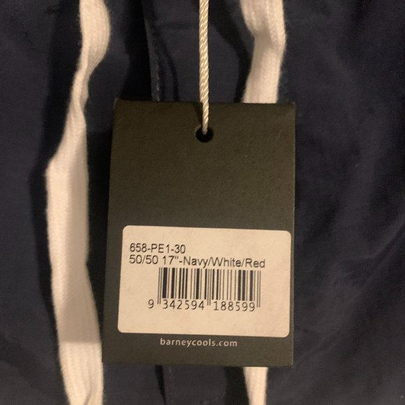 Barney Cools Navy/White/Red Swim Trunks - Picture 5 of 8